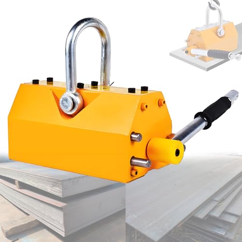 ▲【Potente forza magnetica】Il design della scanalatura a U sul fondo del sollevatore magnetico è progettato per sollevare facilmente acciaio spesso e non piegabile su superfici piane e rotonde, ridefinendo la varietà delle attività di sollevamento. Forniamo magneti potenti di varie capacità per soddisfare le vostre esigenze specifiche.