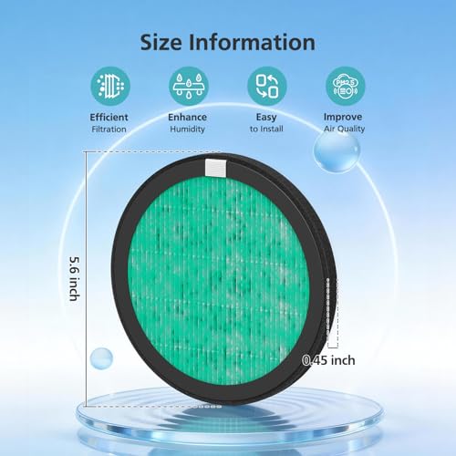 Image of WG-03 Replacement Filters for HomBreez WG-03 /WG-03-S /F-WG Air Purifier | 4-Stage Filtration System, for HomBreez Air Purifier and Humidifier Combo, for Bedroom Baby Pet Room Air Clean, 3 Pack