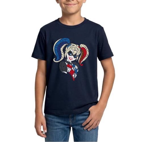 T-shirt ado Harley Quinn DC Super Hero Girls anti-déformation coton