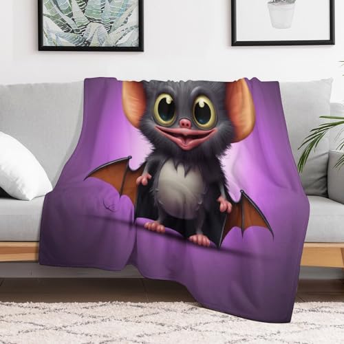 Manta de franela de diablo: manta de algodón para sofá 130x180 3