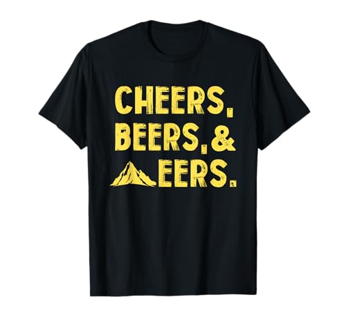 Cheers Beers And Mountaineers West Virginia T-Shirt