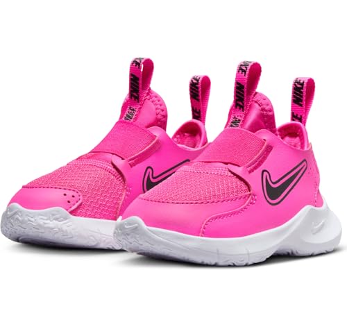 Nike Flex Runner 3 Baby/Toddler Shoes (FN1478-602, Laser Fuchsia/Black) Size 22