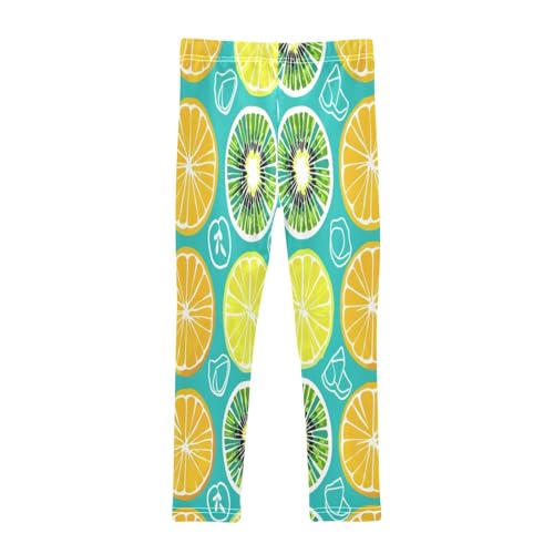 Bolaz Toddler Girls Leggings Printed Yoga Pants Leggings Kiwifruit for Kids2