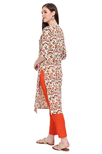 Image of Women's Cotton Straight Kurta