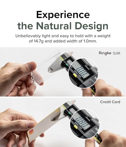 Image of Ringke Slim Compatible with Samsung Galaxy Z Flip 5 Case Back Cover Thin Translucent Hard PC with Non-Slip Grip Protective Phone Case for Samsung Z Flip 5 5G (2023) - Matte Clear