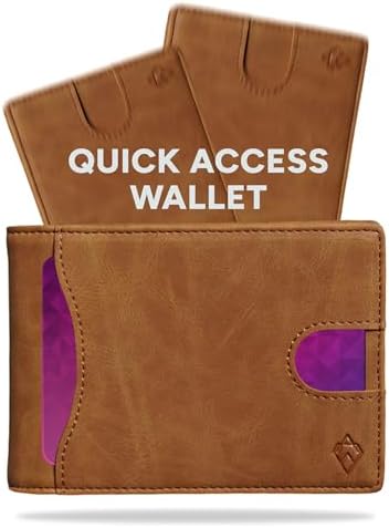 AKIELO RFID Blocking Bifold Card Wallet and Gift Box – Stylish Mens Wallet – Credit Card Holder Wallets for Men (Delta Collection)