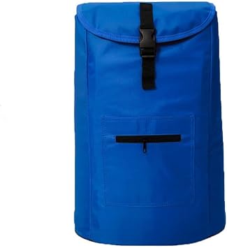 Portable Shopping Foldable Shopping Bag, Folding Shopping Bag, Trolley Grocery Carts For Outdoors Reusable Grocery Bags, Insulated LinerBlueonly storage bag,no include the stroller