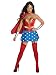 Secret Wishes Womens DC Comics Wonder Woman Corset Costume, Red/White/Blue, Medium