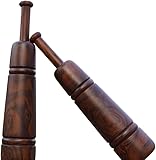 Indian Meels/Clubs Exercise Equipment, Teak Wood Indian Meels, Indian Mugdar, Karlakattai, Jori, Kiln Dried Teak Wood, Multi Weight (Pair, 8 KG/ 17.60 lbs)