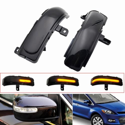 Intermitentes dinamicos Mazda CX7 luz retrovisor parpadeante 2