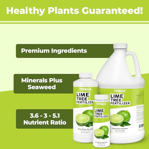 TPS NUTRIENTS Lime Tree Fertilizer for All Lime and Citrus Trees, Liquid Plant Food 8 oz (250mL)