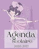 agenda scolaire 2020-2021: ce cahier de texte est idéal pour noter vos devoirs votre emploi du temps collège école primaire thème ballet fille