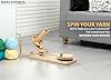 Wooden Yarn Winder with Swift – Manual Yarn Ball Winding Tool for Knitting and Crocheting (ONLY Winder Beechwood) #1