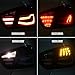 E90 SEDAN ONLY LED TAIL LIGHTS- GLOSS BK Made for and Compatible with 06-08 BMW 3-SERIES