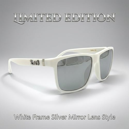 Image of Locs Men's Gangster Oversized Rectangular Horn Rim Sunglasses - 91055 & 91295 Series