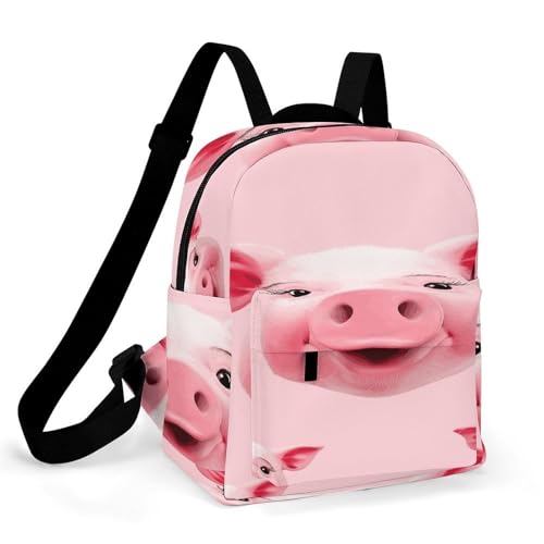 Mochila para mujer y hombre Oxford impermeable de base sólida para portátil Smiling (20)