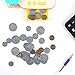 YTYOTO 1000 Pcs Fake Coins for Kids Learning, Plastic Play Coins for Teaching,200 Pennies, 200 Nickels, 200 Dimes, 200 Quarters, 200 Half-Dollars for Kids Pretend Play Store Or Cash Register