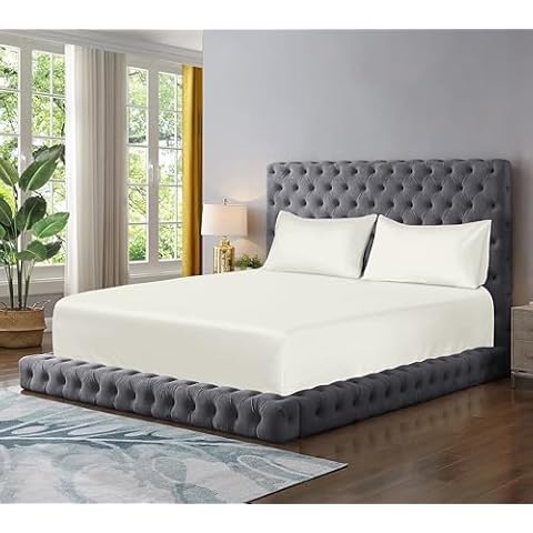 Crescent Textile Soft Microfibre Fitted Sheet Cover