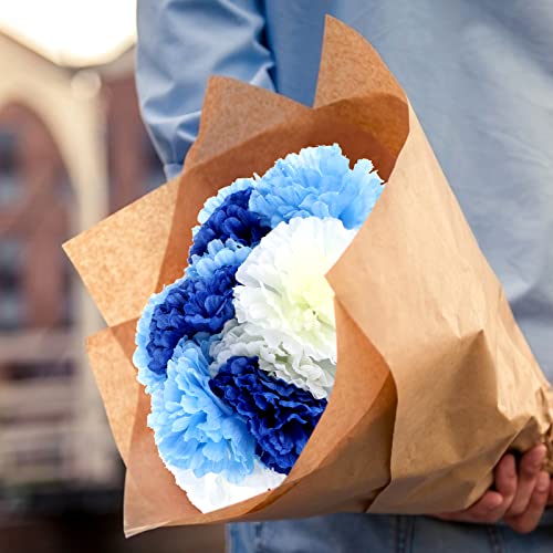 Tboxbo 120 Pack Artificial Carnations With Stems Leaves Eternal Blossom Silk Carnation Flower Artificial Pom Pom Mini Hydrangea Birthday 9J3S5W2Yr19 0 #TOP6