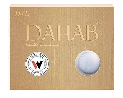 Image of Dahab Soft Contact Lenses - Dahab Daily Collection (1 Pair Pack, Aqua #20)