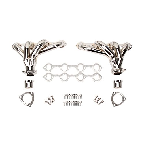 SBF Block Hugger Tight-Fit Headers, Chrome, Fits Ford Small Block