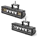HOZILIFE 6 Inch Slim LED Light Bar Pods 2pcs 80W Off-Road Driving Fog Lights Spot Small 12V LED Work Lights Single Row LED Light Bars for Trucks ATV UTV Boats