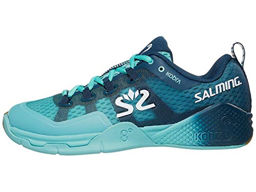 Salming Men's Kobra 2 Squash Indoor Court Shoes, Size: 12, Darkblue/Blue #TOP1