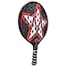 Master Athletics MPro Oval Platform Tennis Paddle (Black/Red)