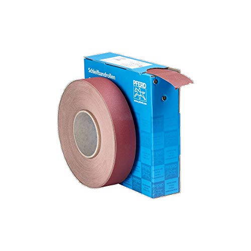 PFERD 47171 Heavy-Duty Abrasive Shop Roll, Aluminum Oxide, 50 yd. Length x 1-1/2