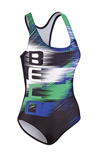 Preisvergleich Produktbild Beco Beermann Damen Schwimmanzug Aqua Badeanzug, grün / Schwarz, 46