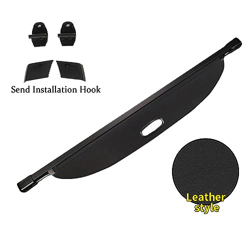 TEMKIN Car Rear Boot Trunk Cargo Covers Parcel Shelf for Lexus NX 2015-2020 Tail Box Partition Organizer Shelf Accessories, Leather - Image 3