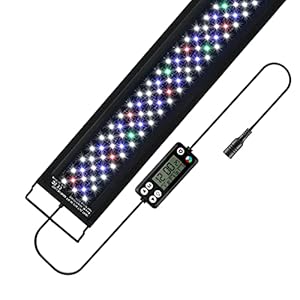 LED Luces para Acuarios, 42W 120 cm LED Acuario Lámpara de Planta, Lámpara LED de Espectro Completo para Acuario, para Tanques de Agua Dulce de Acuario de 121-137 cm