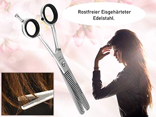 Effilierschere InstrumenteNrw Haarschere 2-seitig gezahnt