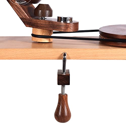 Image of Hind Handicrafts Wooden Yarn Ball Winder for Knitting Crocheting - Handcrafted - Natural Hand Operated - Knitter's Gifts Center Pull Ball Winder (Multi Wood - 2)