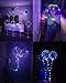 LED Balloons Light Up Balloons - 10 Pack Glow in the Dark Balloons, 20 Inch Clear Bobo Balloons with Lights, Bubble Balloons with String Lights, Helium Glowing Balloons for Party
