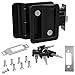 RV Travel Trailer Entry Door Lock Polar Black Paddle Deadbolt