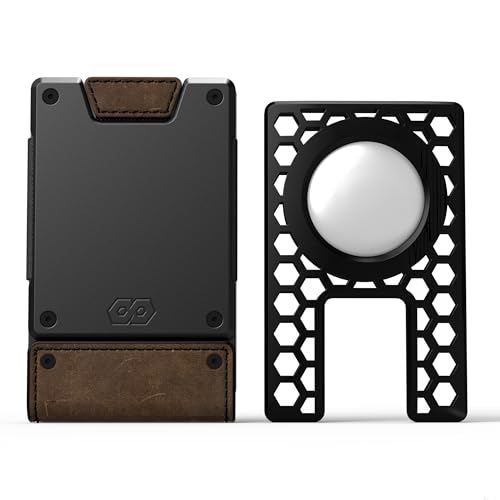 PROOF Founder Minimalist Wallet + Insert for use with AirTag | Secure | Air Tag Ready | Easy Install | Gift Box | Veteran Owned