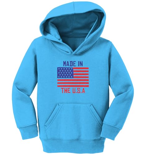 Made In The USA - Proud American Toddler/Youth Fleece Hoodie