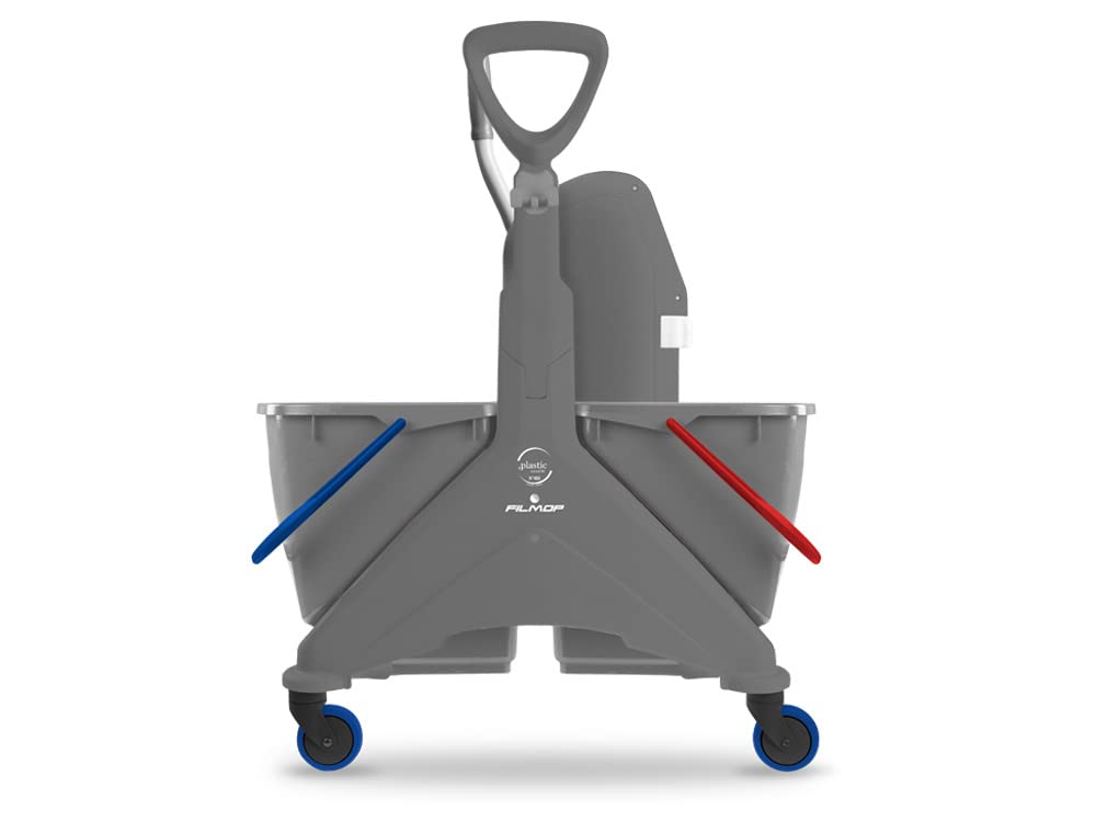 Carrello lavapavimenti Filmop OneFred 2 secchi lt.25 strizzatore professionale ideale pulizie grandi ambienti.
