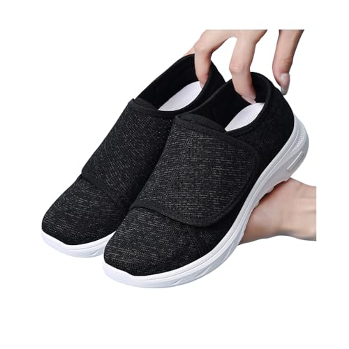MGGMOKAY Womens Walking Shoes Diabetic Shoes Adjustable Slip-On Walking Shoes4
