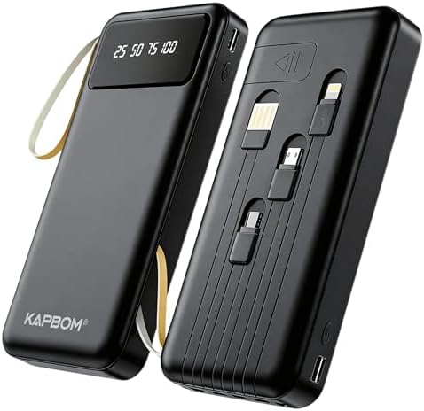 Power Bank Carregador Portátil Universal Turbo 10000mAh USB-A 20W...