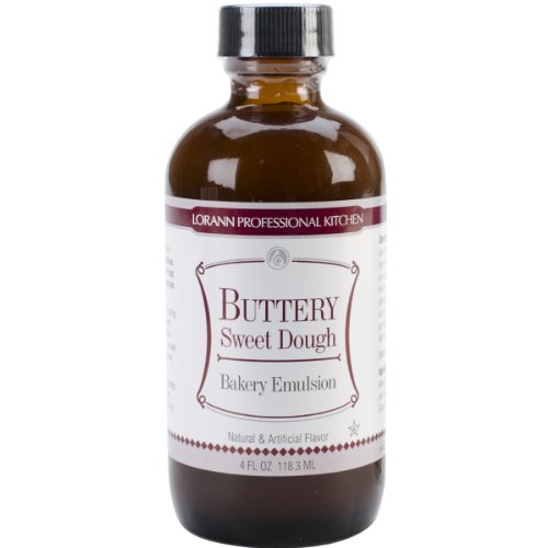 Image of LorAnn Buttery Sweet Dough Bakery Emulsion, 4 ounce bottle (Pack of 5)