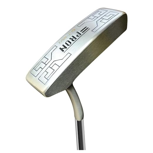 Japan Pron CNC Milled Face Blade Putter Golf Club, with Cover, TRG23 Model, Chrome Finish, 36 Inches