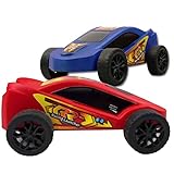 Giochi classici - gioca al chiuso o porta i giocattoli per auto da corsa al parco o in vacanza. Sara i sorpreso di quanti bambini e adulti vogliono giocare. Corri con i tuoi amici fino al traguardo o salta giù dalla rampa per gare estreme e acrobazie.