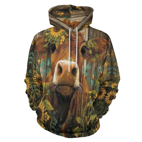 Sweat à capuche imprimé 3D pour vos weekends à la campagne