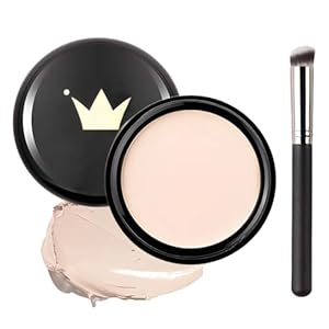 Full Coverage Concealer for Dark Circles Color Correcting Concealer Makeup Under Eye Brightener Pro Concealer for Mature Skin,Long-lasting Moisturizing Corrector De Ojeras（Natural）