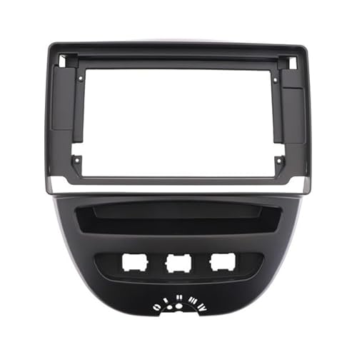 ダブル 2 Din カーラジオフレームトヨタアイゴ用シトロエン C1 プジョー 107 2005-2014 筋膜キット DVD ラジオパネルステレオカバー(10.1 Inch)