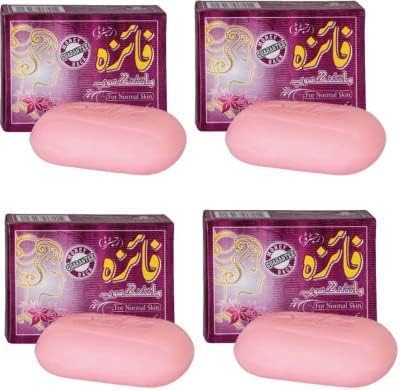 SS CARE FAIZA Rose Scented Beauty Soap, Pink Colour, Pack of 4 Bars, 85g-image-13