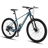 SPATIAL Mountain Bikes for Men 27.5', 8-Speed Drivetrain, Lightweight Magnesium Frame, Suspension Fork, All-Terrain Mens Mountain Bicycle
