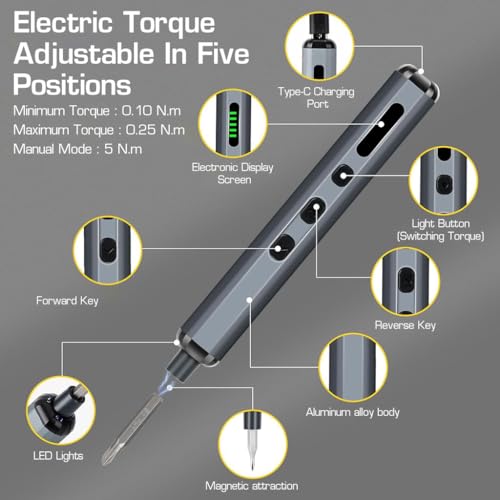 Destornillador eléctrico para celulares 15 Imagen adicional